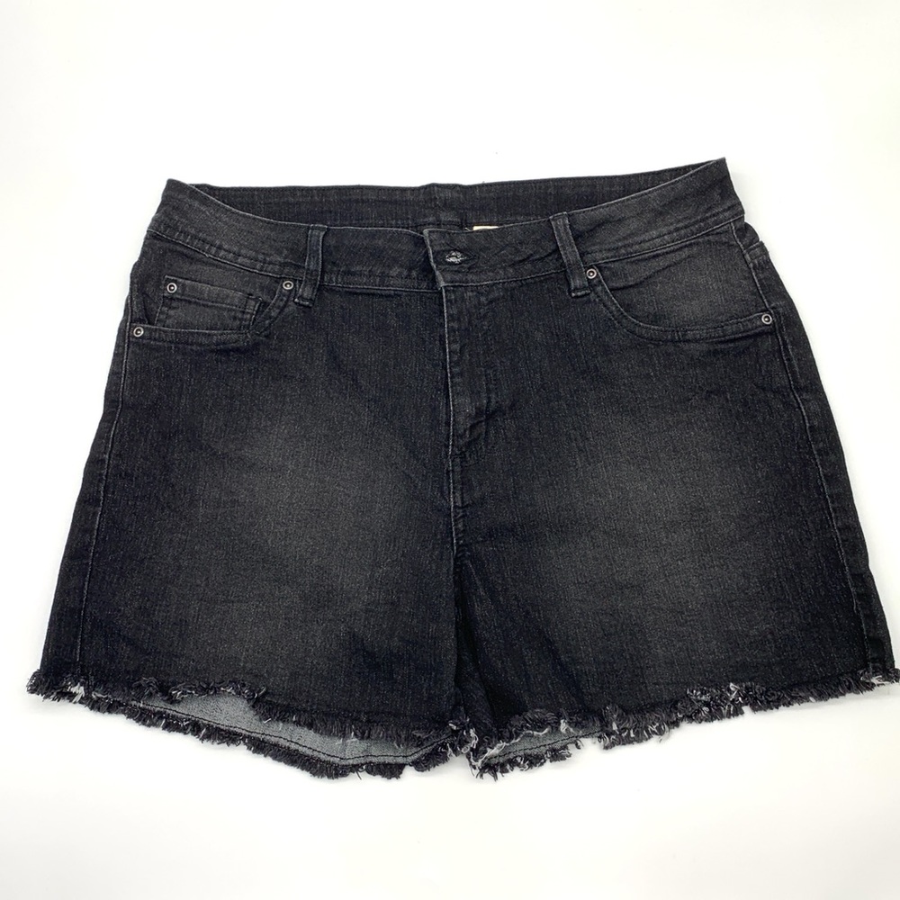 Black Denim Shorts Size 10